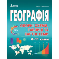 Географія в опорних схемах, таблицях та картосхемах. 6-11класи: Навчальний посібник. С.Г. Коберік, Р.Р. Коваленко.