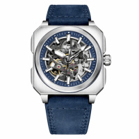 Чоловічий годинник Pagani Design PD-1791 Blue-Silver з сапфіровим склом та автопідзаводом