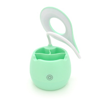 Гибкая настольная лампа-органайзер SST-813, 3 режима, 4,2V 300mAh. microUSB, 3 часа работы, 42см, 200гр, GREEN, Box