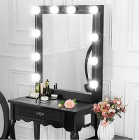 LED лампочки для подсветки гримерного зеркала VANITY MIRROR LIGHTS на липучках ∙ Освещение для макияжа с регулировкой яркости ∙ 10 ламп ∙ 3 режима ∙