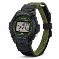 Чоловічий годинник Casio W-219HB-3A — спортивна модель з електронним циферблатом та захистом 5 ATM