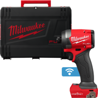 Шуруповерт ударний акумуляторний безщітковий 1/4« HEX MILWAUKEE, M18 ONEID3-0X, 226Нм (каркас, кліпса для ременя, тримач для біт