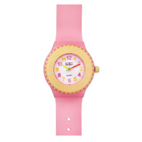 Дитячий годинник Better 004 Pink-Yellow-White для дівчаток, кварцовий зі стрілочним циферблатом