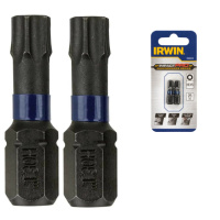 Бита IMPACT PRO 1/4«/25мм TX20 2шт, IRWIN