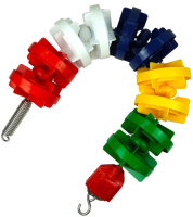 Розділювач доріжки Golfinho E5304.25SS Olympic PRO (150 мм, 25 м, нержавіюча сталь)