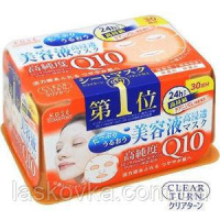 Японські тканинні маски з коензимом Q10 для омолодження шкіри Kose