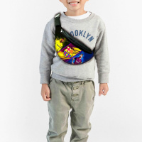 Сумка-бананка  Ліонель Мессі «Барселона» з принтом, 32х15см, дитяча, молодіжна (00119)