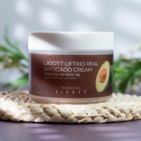 ​Подтягивающий крем для лица Jigott Lifting Real Avocado Cream с авокадо, 150 мл