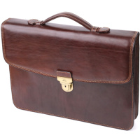 Мужской портфель из натуральной кожи Tony Perotti 20896_1 (8091 moro) Коричневый