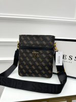 Чоловіча Сумка Guess через плече LUX коричневий