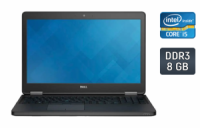 Ноутбук Dell Latitude E5550 / 15.6« (1366x768) TN / Intel Core i5-5200U (2 (4) ядра по 2.2 - 2.7 GHz) / 8 GB DDR3 / 240 GB SSD / Intel HD Graphics...