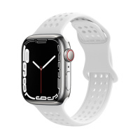 Ремешок силиконовый Hoco iWatch WA08 honeycomb 42/ 44/ 45/ 49mm white