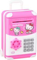 Скарбничка-сейф Валіза Hello Kitty WF-3003HK 20 х 13 см електронна з кодовим замком рожевий