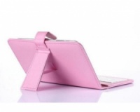 10« Чехол-клавиатура micro USB Розовая