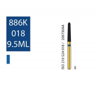 Алмазный бор Diatech конус-карандаш 886 K 018 - 9,5 ML