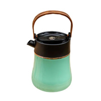 Чайник термос с датчиком температуры и вакуумной изоляцией 700 мл мятный HP-14-22M