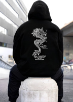 Худі з ДТФ оверсайз унісекс не утеплене стильне