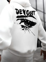 Худі з дтф білий (оверсайз) | 66-548