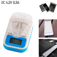 Адаптер питания жабка LCD USB Charger HY02 4.2V 0.3A Голубой, зарядка жабка для батареи (ST)