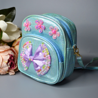 Дитяча сумка-рюкзак перламутровий Колір: Блакитний