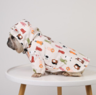 Ветровка для собаки Звери 11003 M молочная