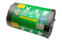 Пакет для мусора с ручками 540х600мм 60л (100шт) (111389)