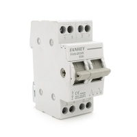 Модульный перекидной автомат трехпозиционный ( перекидной автомат) Voltronic FHM5-63/2P, 220/380В