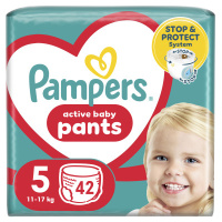 Подгузники Pampers трусики Pants Размер 5 (12-17 кг) 42 шт. (8006540068960)
