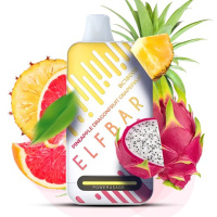 Elf Bar BC18000 Original 5% перезаряжаемый под. Ананас Драконий фрукт Грейпфрут (Pineapple Dragonfruit Grapefruit)