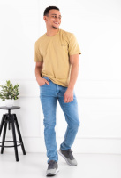 Чоловічі блакитні джинси