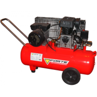 Потужний компресор Forte ZA 65-100 : 2200 Вт, 8 бар, 335 л/хв, 100 л, 940 об/хв, вага 73 кг