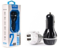 АЗУ 2USB для IPHONE 5 SERTEC ST-225 BLACK/WHITE