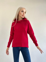 Худі вільного крою з капюшоном «Sky» оптом | Норма | Розпродаж моделі Червоний, 42-44