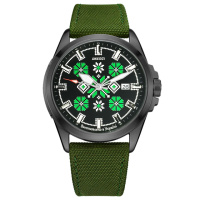 Awarder Embroidery Black-Green Green  Automatic 10ATM