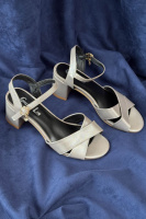 Босоножки женские, цвет серый, 243RE238