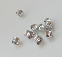 Разделители для бусин. Диаметр 6мм. Упаковка - 10 шт. Цвет - серебро