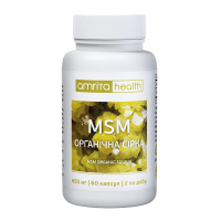 MSM органічна сірка для суглобів, 60 капсул