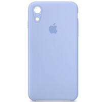 Чохол Silicone Case Square Full Camera Protective (AA) для Apple iPhone XR (6.1«), Синій / Lilac Blue - купити в SmartEra.ua