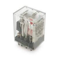 Реле электромагнитное CHINT JZX-22F(D)/4Z, АС220, контактная группа 4CO+4NO, (1,8~2) VA , номинальный ток 3А, катушка 39000×(1±10%)Ом, 27,5*21,5*35,5м