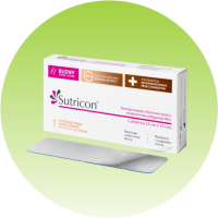 Сутрікон Sutricon силіконові пластирі проти шрамів та рубців, 5 пластирів по 3 см × 10 см