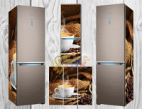 Дизайнерские наклейки на холодильник Кофейная чашка