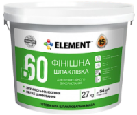 Фінішна шпаклівка D60 від Element 27кг