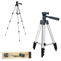 Штатив для телефону та фотоапарата Tripod 3110 PRO портативний трипод 0,35-1.02м висота (срібний)