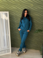 Теплий спортивний костюм «Whisper» оптом | Батал 50-52, Морська хвиля