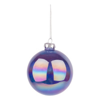 Игрушка на елку Novogod'ko 973829 12 см серо-голубая глянец мрамор