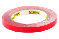 Стрічка двостороння Unifix 1 x 12мм x 5м піноакрил (PA-1125)