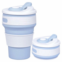 Складана силіконова чашка Collapsible Coffe Cup 350 ml