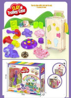 Тісто для ліплення SM 8073 M (60/2) валізка, формочки, екструдер, у коробці