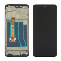 Дисплей для Realme C55 с чёрным тачскрином и корпусной рамкой