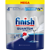 Таблетки для посудомоечных машин Finish Quantum All in 1 80 шт. (5908252011490)